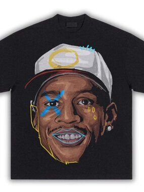 The Answer Iverson Head Boxy Shirt Basketball T Shirt